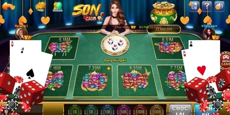 Tập trung quan sát khi chơi bầu cua